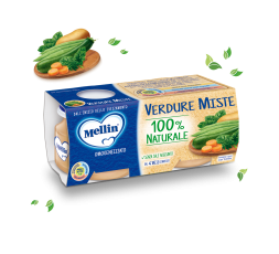 Mellin Omogeneizzato Verdure Miste 2x80g