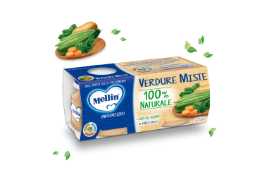Mellin Omogeneizzato Verdure Miste 2x80g