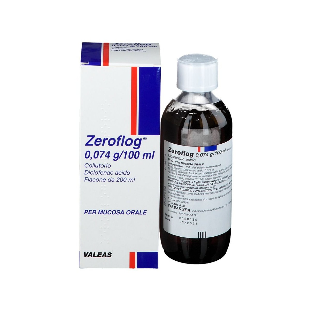 Zeroflog Colluttorio 200ml 0,074 g/100 ml