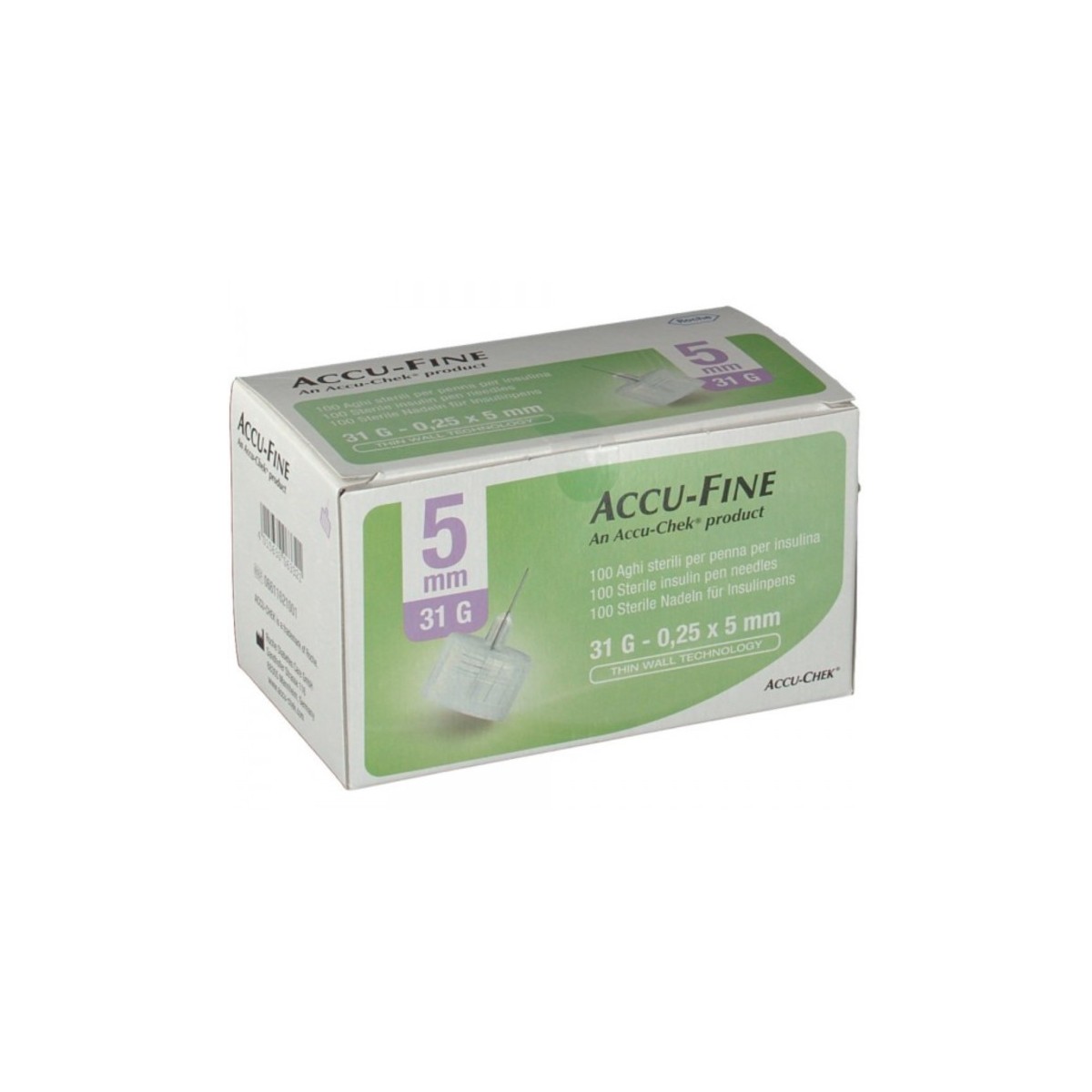 Ago per Penna da Insulina Accu-Fine Pen Needle...