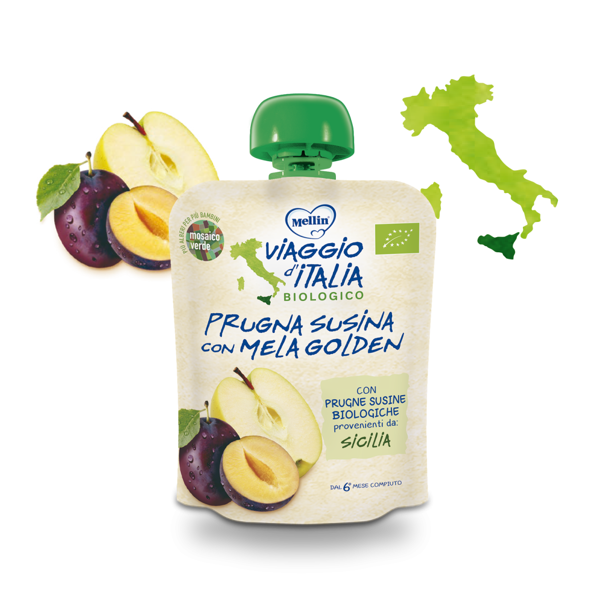 Mellin Viaggio D'Italia Merenda Bio...