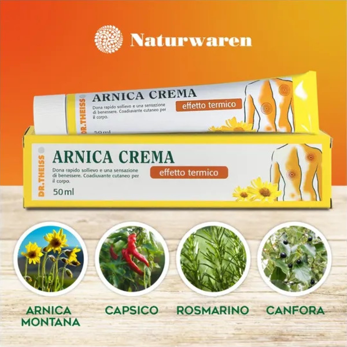 Dr Theiss Arnica Pomata Riscaldante 50g