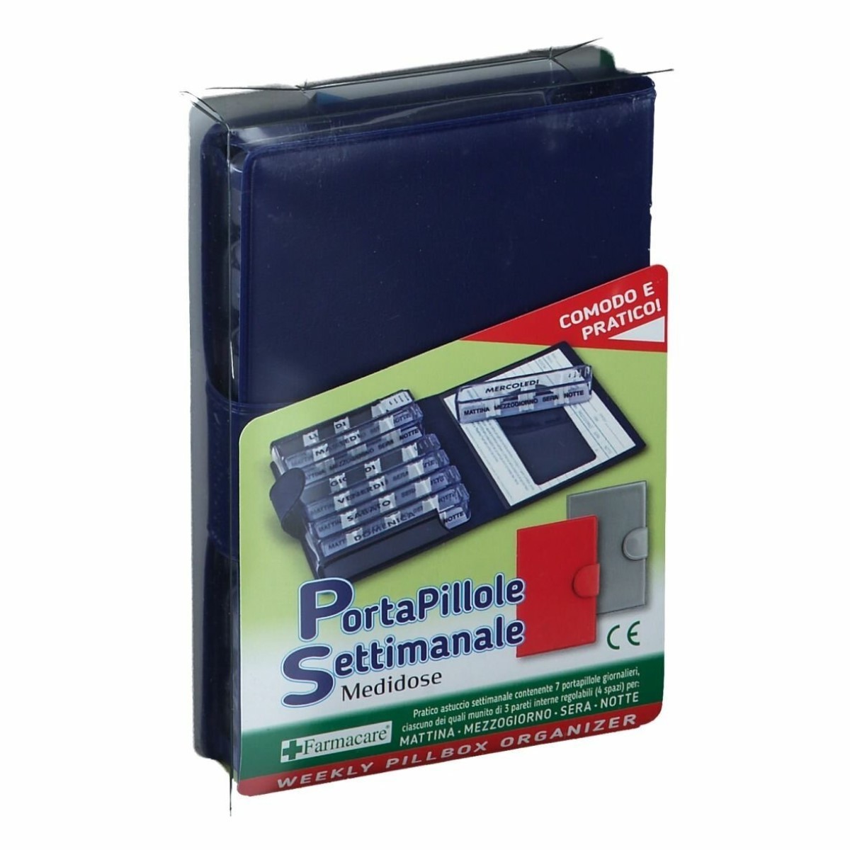 PORTAPILLOLE SETTIMANALE MEDIDOS BLU...