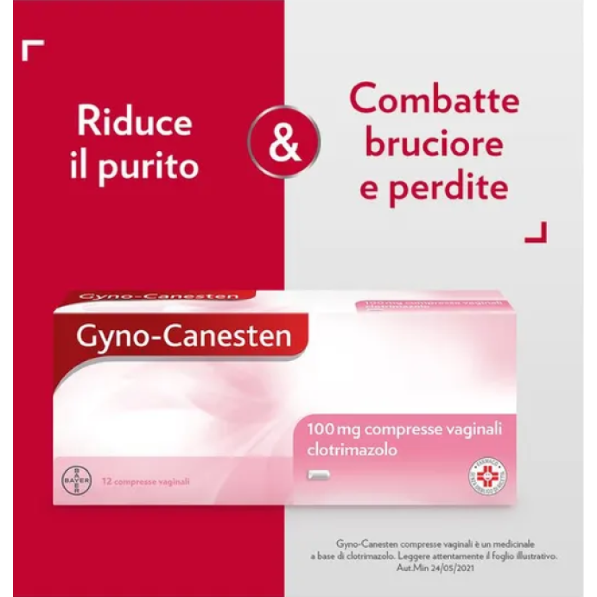 Gynocanesten 12 Compresse Vaginali 100mg