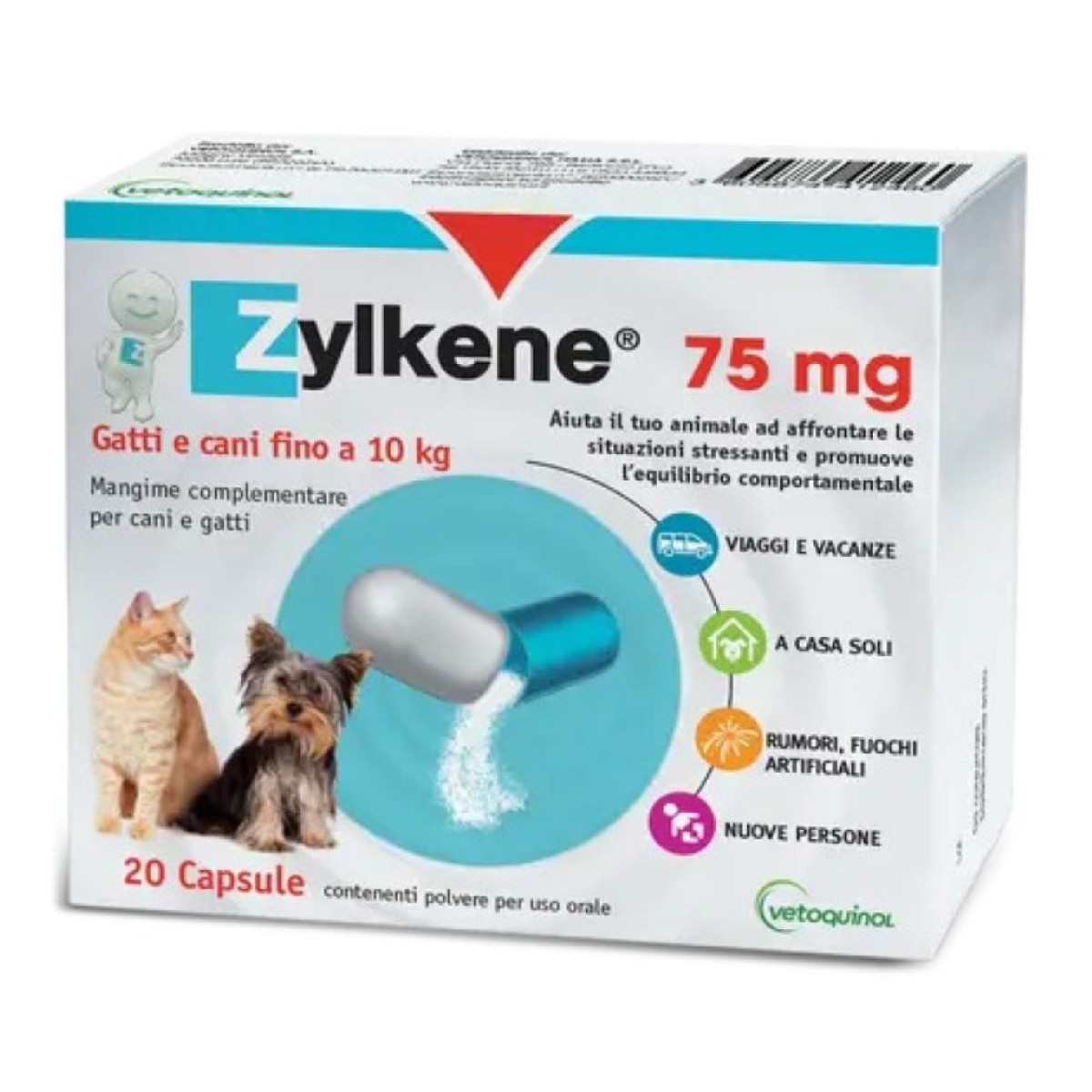 Zylkene Cani/Gatti 20 Capsule 75mg