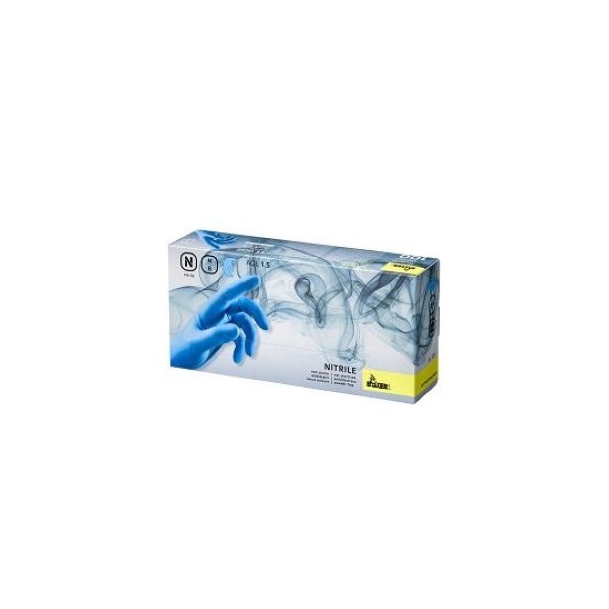 Guanto in Nitrile Azzurro Senza Polvere Monouso...