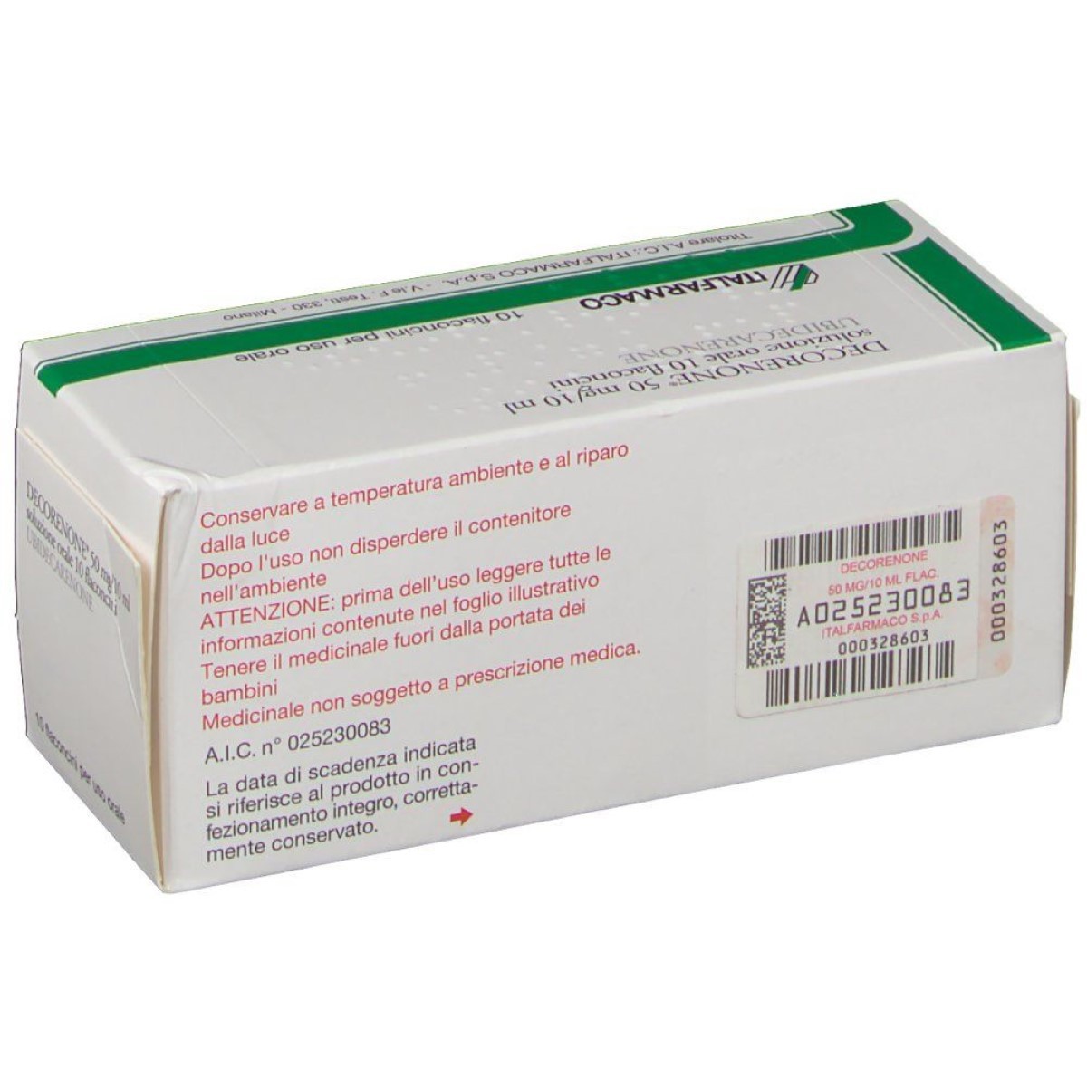 Decorenone 50 Soluzione Orale 10 Flaconcini...