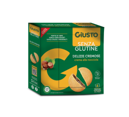 Giusto Delizie Cremose Cacao/Nocciola Senza Glutine 180g