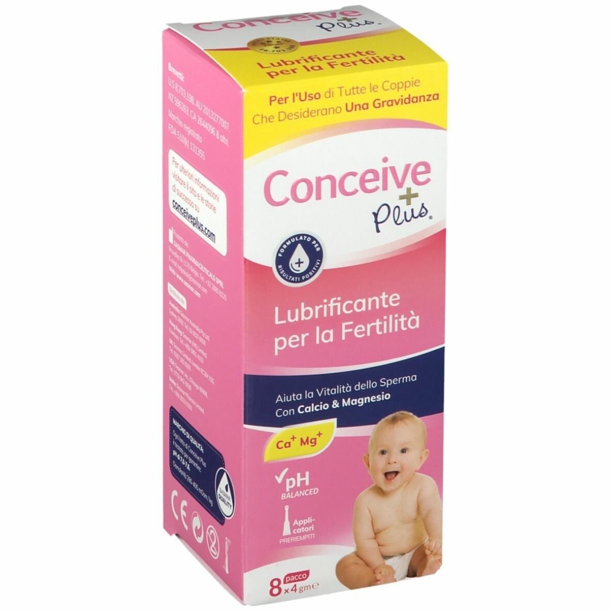 Conceive Plus Lubrificante per la Fertilità 8x4g
