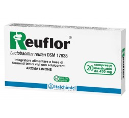 Reuflor 20 Compresse Masticabili Aroma limone