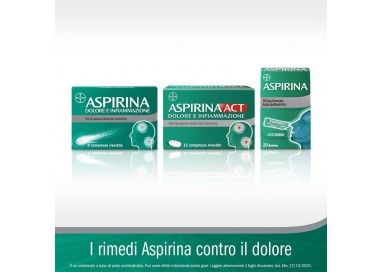 Aspirina Dolore e Infiammazione 500mg 20 Compresse Rivestite