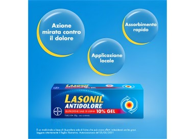Lasonil Antidolore 10% Gel 120g