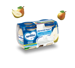 Mellin Merenda Yogurt Pera 2X120g