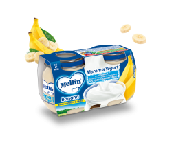 Mellin Merenda Yogurt Banana 2x120g 6Mesi+