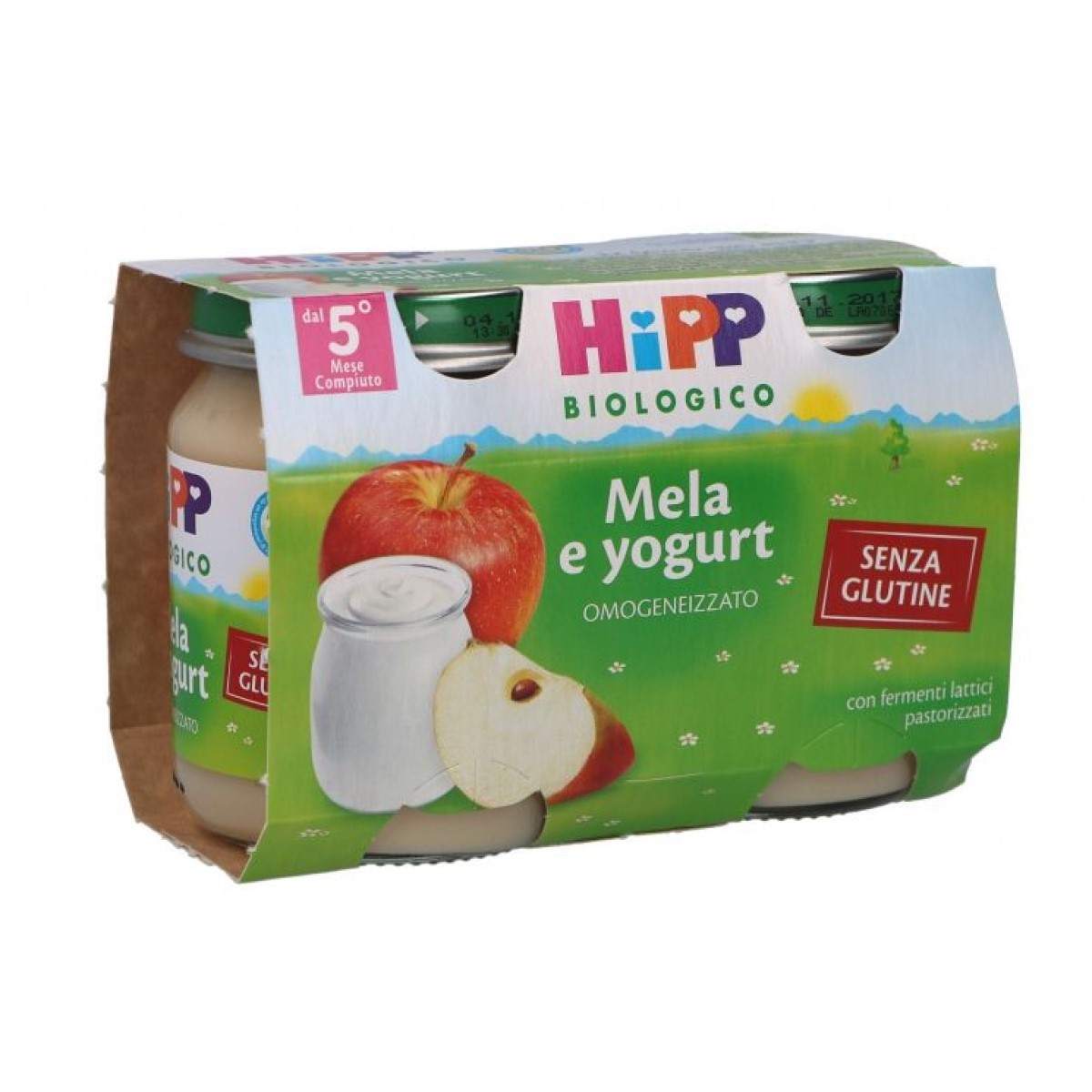 Hipp Bio Omogeneizzato Mela Yogurt 5M+ 2x125g