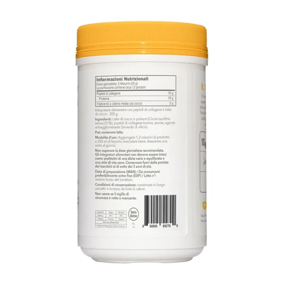 Vital Proteins Collagen Creamer Vaniglia 305g