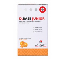 D3BASE Junior 30 Caramelle Gommose Arancia