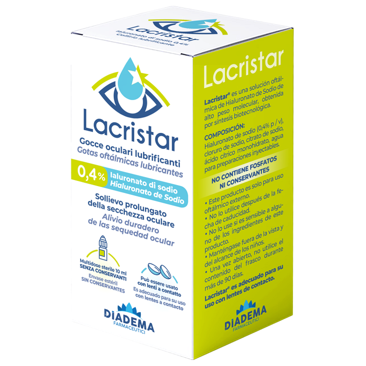 Lacristar Gocce Oculari Lubrificanti 0,4%