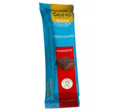Giusto Senza Zucchero Barretta Cioccolato Fondente 42g