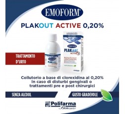 Plakout Active Clorexidina 0,20% 200ml 2