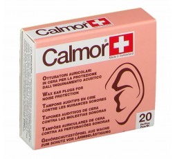 Calmor Tappi Auricolari Cera 12 Pezzi