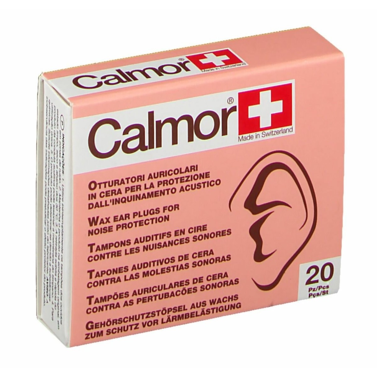 Calmor Tappi Auricolari Cera 12 Pezzi