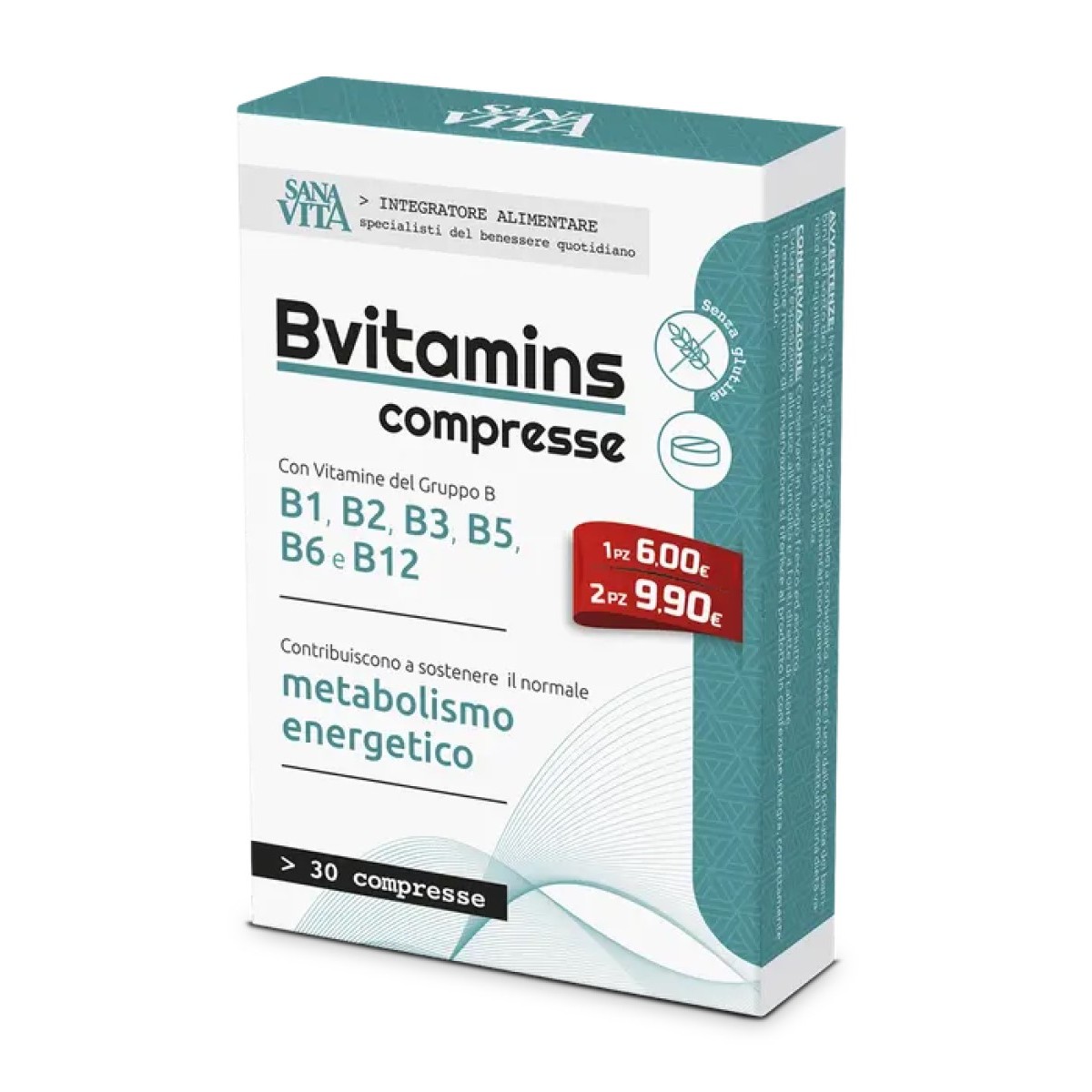 Sanavita B-Vitamins 30 Compresse