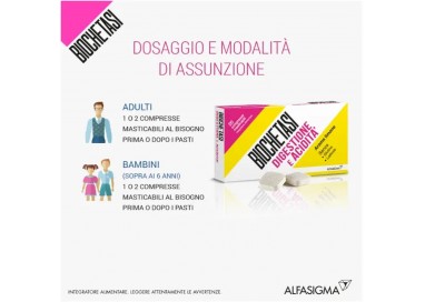 Biochetasi Digestione Acidita' 20 Compresse Masticabili