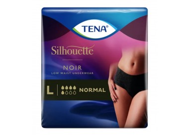 Tena Silhouette Noir L 9 Pezzi