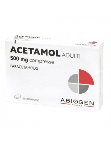 Acetamol Adulti 20 Compresse 500mg