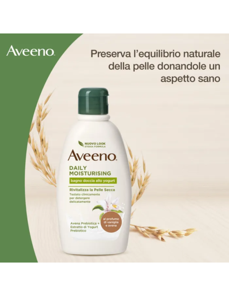Aveeno Daily Moisturising Bagno Doccia Vaniglia & Avena 300ml