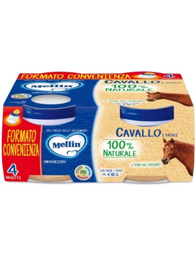 Mellin Omogeneizzato Cavallo 4x80g