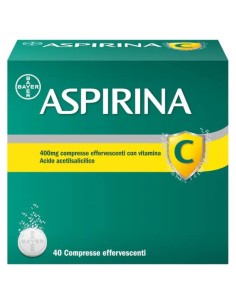 Aspirina C 40 Compresse Effervescenti 400mg+240 mg