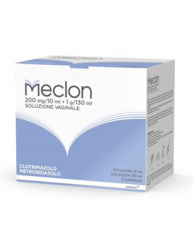 Meclon Soluzione Vaginale 5 Flaconi 130ml