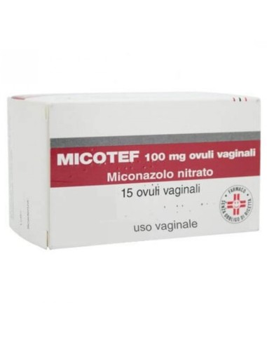 Micotef 100mg 15 Ovuli Vaginali