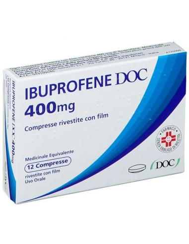Ibuprofene DOC 12 Compresse Rivestite 400mg