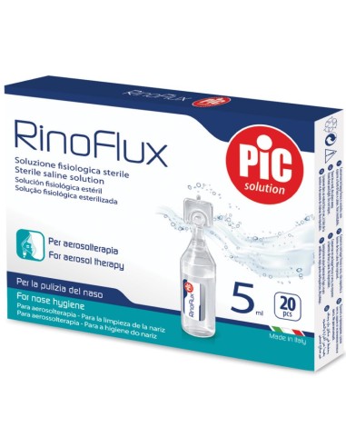 Pic Rinoflux Soluzione Fisiologica 20 Flaconi 5ml