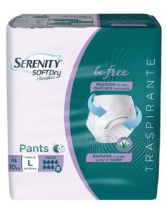 Serenity Pants Be Free Mutandina per Incontinenza Taglia...