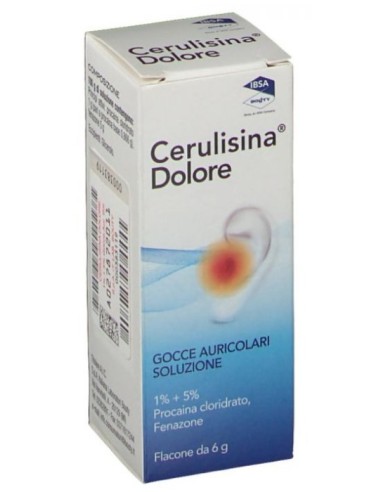 Cerulisina Dolore Gocce Auricolari 6g