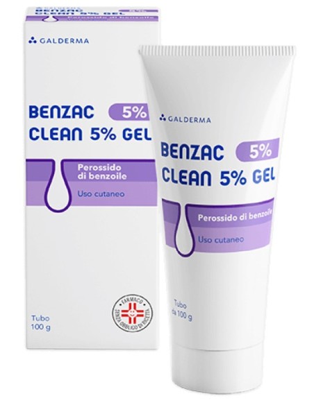 Benzac Clean Gel 5% 100g