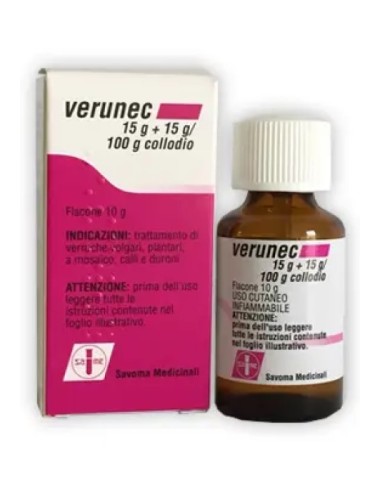 Verunec Flacone 15g+15g/100g Collodio