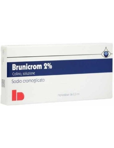 Brunicrom Collirio 20 Monodose 0,3ml 2%