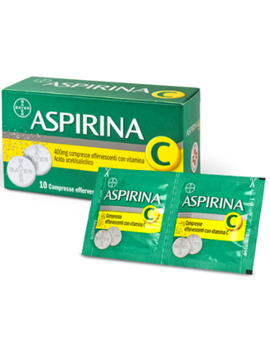 Aspirina C 10 Compresse Effervescenti 400+240mg