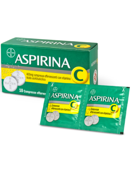 Aspirina C 10 Compresse Effervescenti 400+240mg