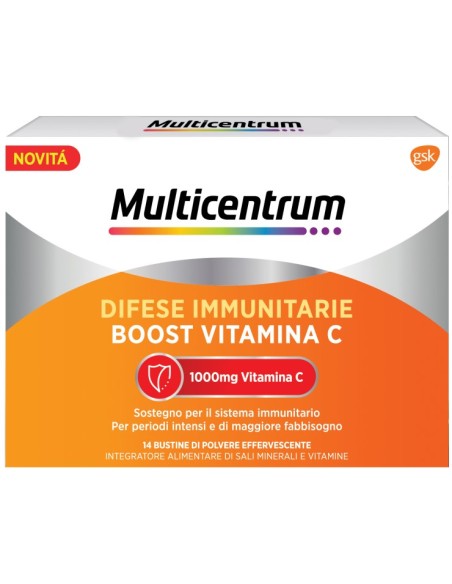 Multicentrum Difese Immunitarie Boost Vitamina C 14 Bustine