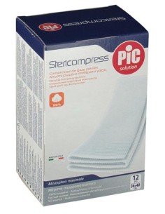 Pic Stericompress Compresse Garza Sterili 36x40cm 12 Pezzi