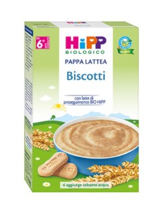 Hipp Bio Pappa Lattea Biscotto 250g 6 Mesi +