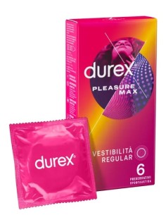 Durex Plesasuremax Easyon Profilattici 6 Pezzi