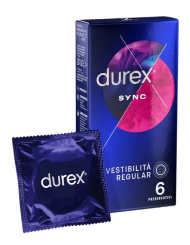 Durex Sync Profilattici 6 Pezzi