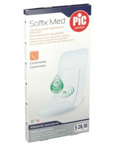 Pic Soffix Med Cerotti Antibatterici 10x20cm 5 Pezzi
